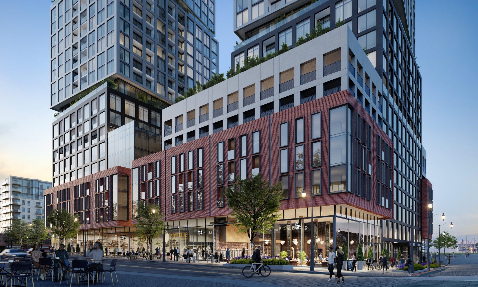Debut Waterfront Residences, Barrie – podium