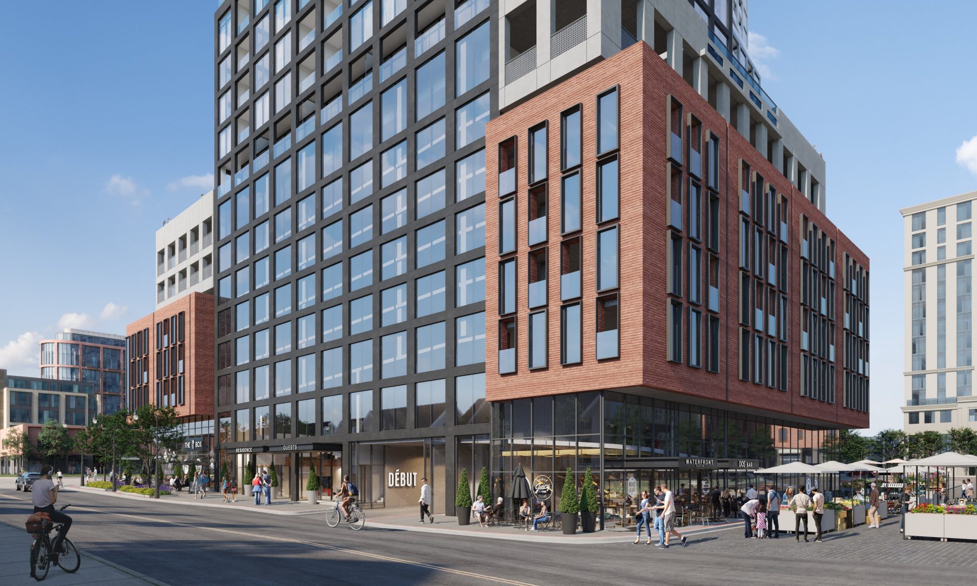 Debut Waterfront Residences, Barrie – podium