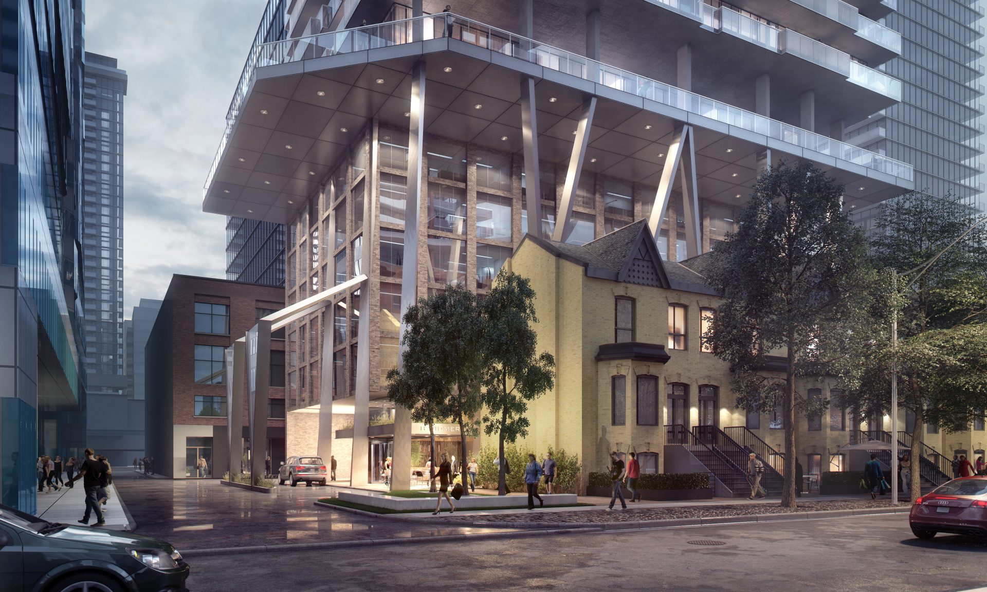 8-20 Widmer Street, Toronto – podium